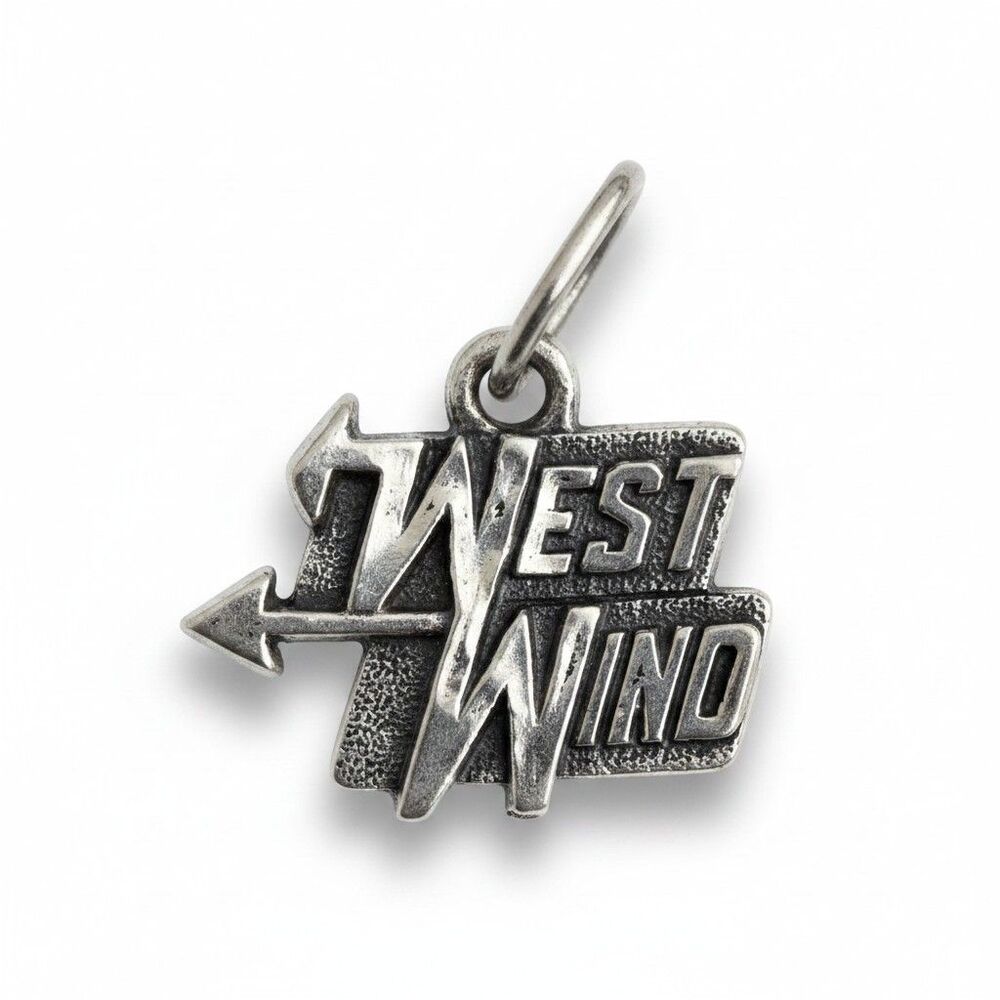 West Wind, Royce New York Silver Tone Pendant Charm